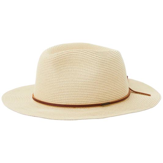Wesley Straw Packable Fedora Hat 2025