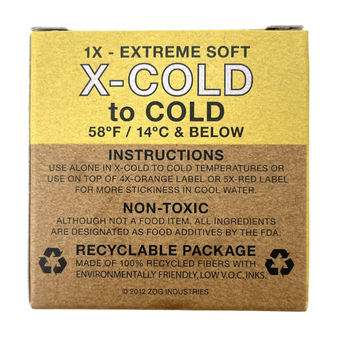 Yellow Label X-cold to Cold 14° and Below