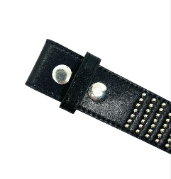 Interchangeable Black Buckle Belt