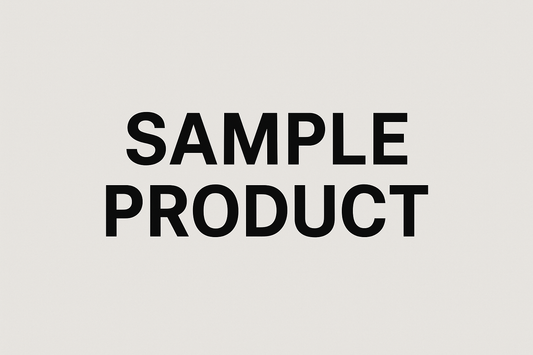 Plain Text "SAMPLE PRODUCT"