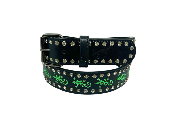 Gecko Rhinestone Belt