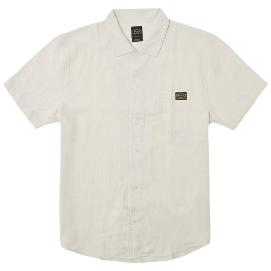 M Day Shift Solid S/S Button-Up SU23