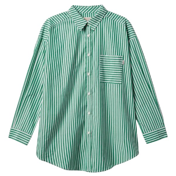 W Sidney Oversized L/S Button-Up SP23