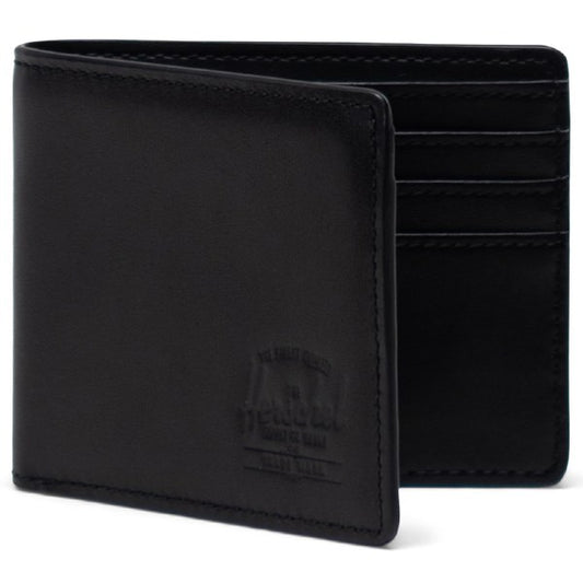 Herschel  Hank Leather Wallet-Black-OS