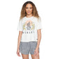 Le Tigre Crop Crew SS T