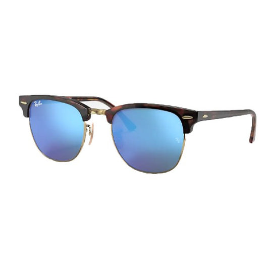 Ray Ban  Clubmaster Sunglasses-Pink Havana Clear Gradient Brown