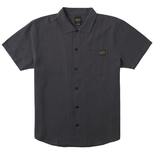 M Day Shift Solid S/S Button-Up SP23