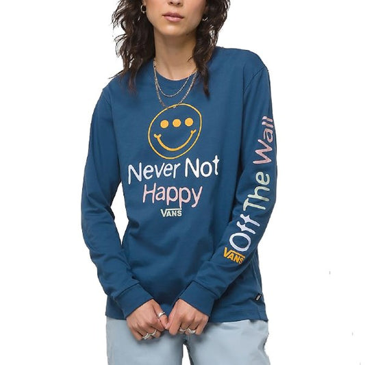 W Never Not Happy L/S T-Shirt HO22